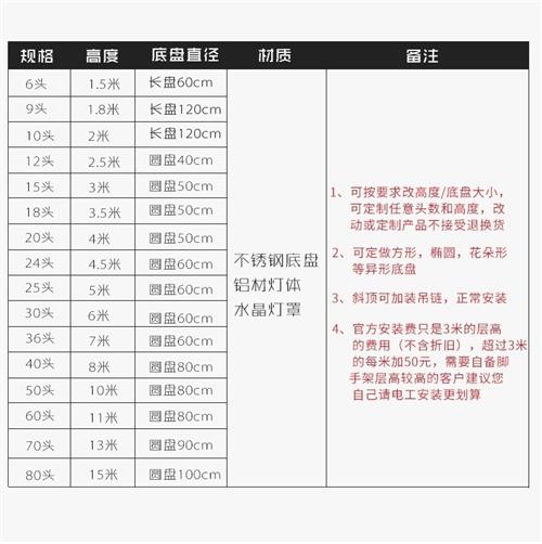 定制铝材旋转楼梯间长吊灯别墅创意个性公寓水晶灯北欧复式楼梯灯
