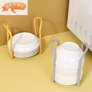 可伸缩碗架台面放碗碟沥水架子小型单层收纳架 厨房置物架家用立式