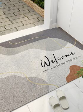 入户门丝圈地垫门口进门家用门外脚垫门垫防滑地毯可裁剪垫子北欧