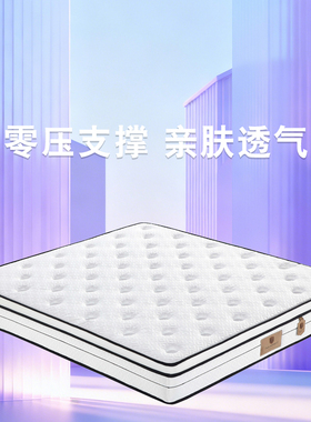 阿密达维京世纪床垫家用卧室双人独立袋装弹簧床垫加厚款直立三边
