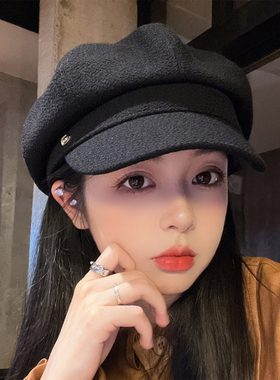 2026新款复古文艺八角帽子女春秋