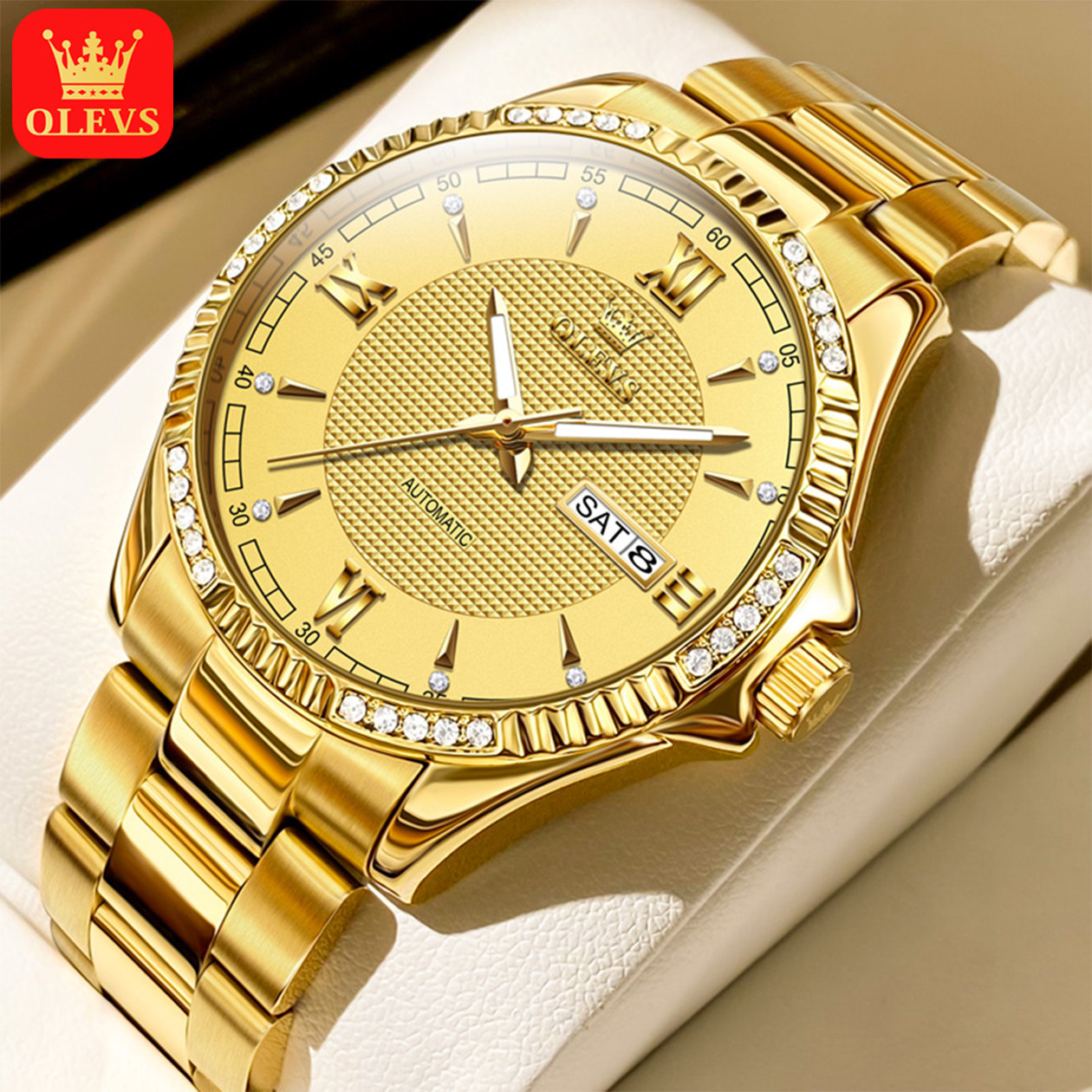 瑞士认证正品牌男士手表男款2026年新款全自动机械表镶钻名式腕表