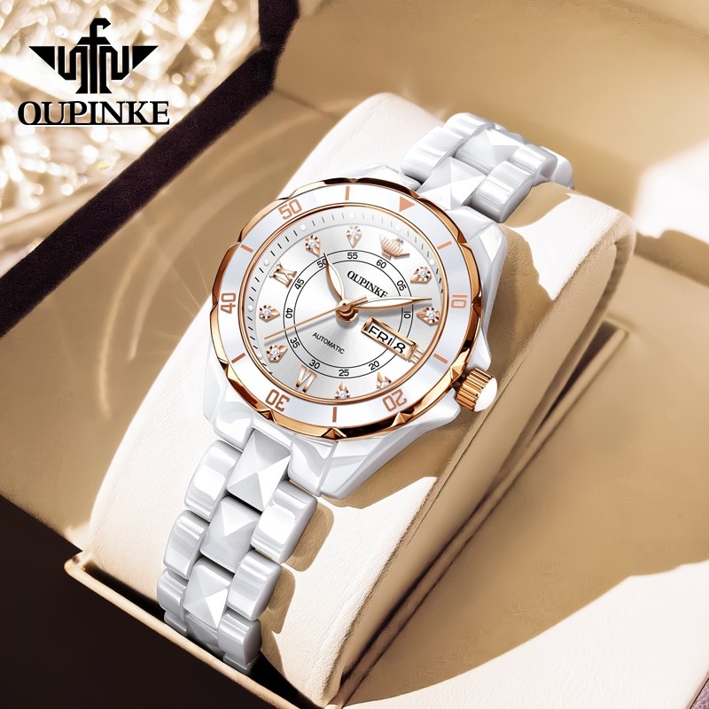 瑞士认证正品牌女士手表进口机芯全自动机械表镶钻女款腕表十大名