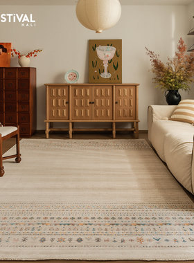 【新品发售】土耳其原装进口奶油复古民族风高级轻奢客厅地毯