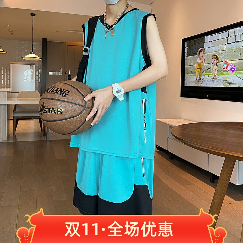 初中学生球衣潮流帅气队服篮球服休闲运动套装