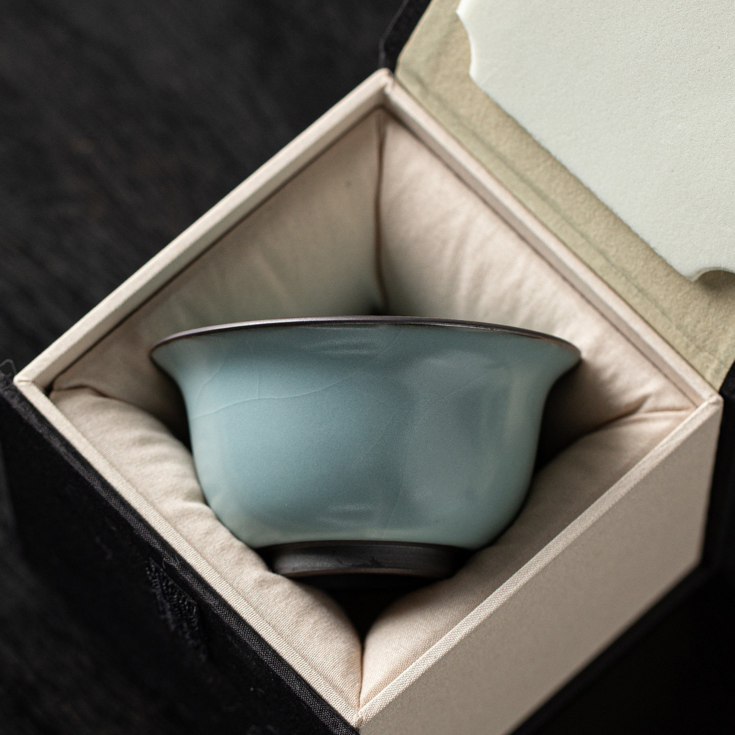 仿宋铁胎汝窑主人杯茶养开片茶杯大号压手杯陶瓷功夫茶具茶盏高端,餐饮具,茶杯,淘宝优惠券,粉丝福利购,淘宝优惠卷