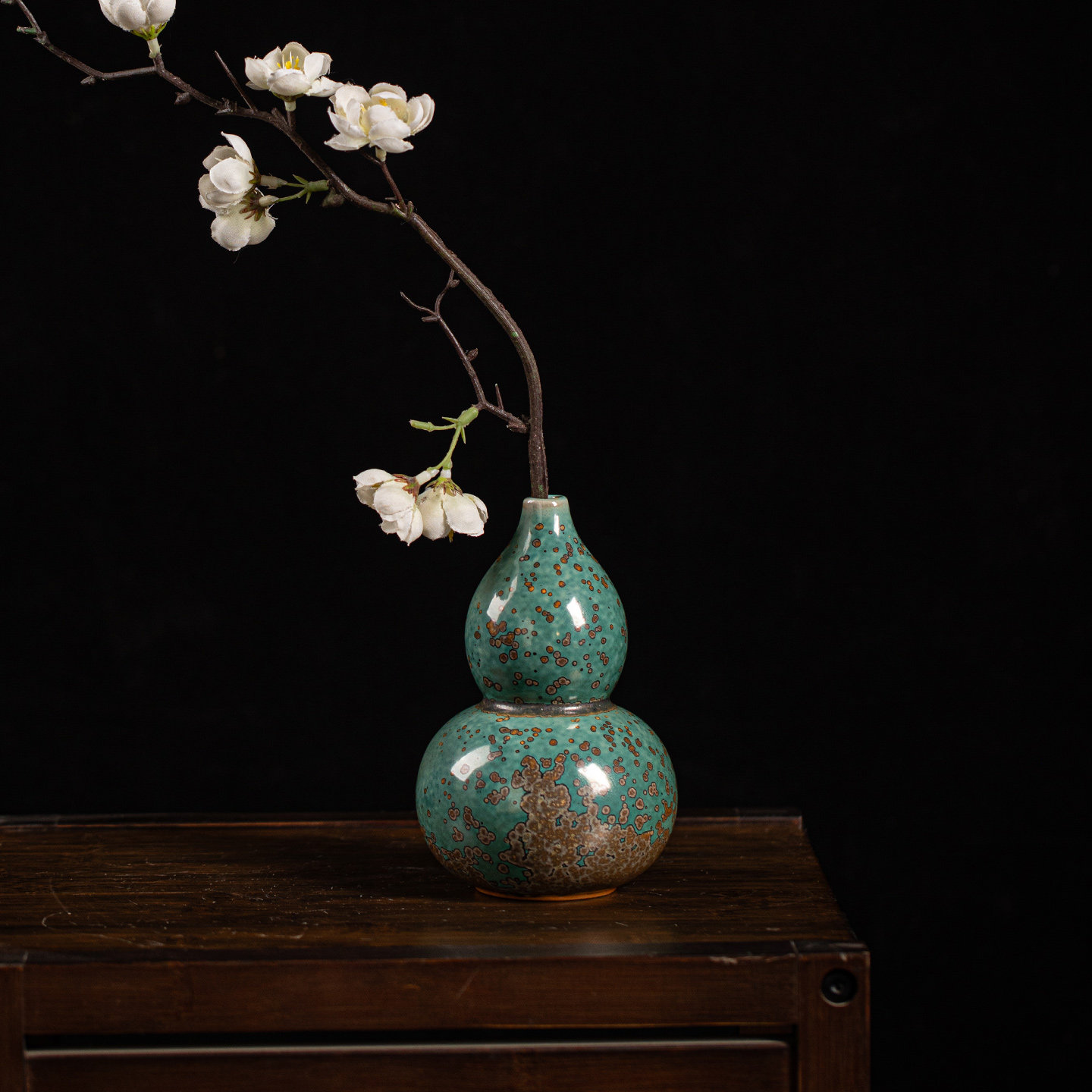 钧瓷窑变中式风陶瓷葫芦花瓶小花插摆件手工家居装饰品,家居饰品,花瓶,淘宝优惠券,粉丝福利购,淘宝优惠卷