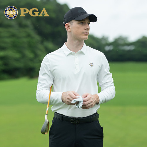 美国PGA高尔夫男长袖T恤球衣