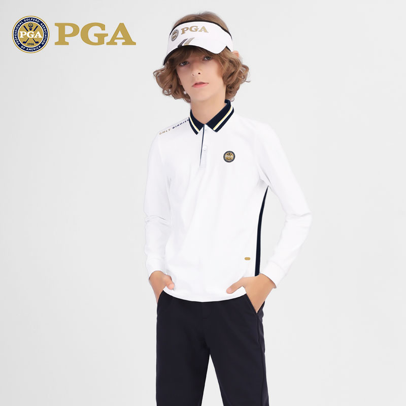 美国PGA高尔夫男童长袖