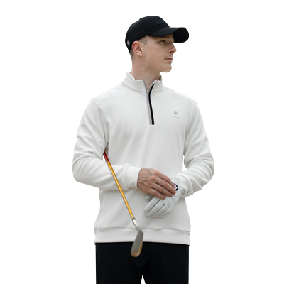 美国PGA高尔夫男长袖T恤立领设计