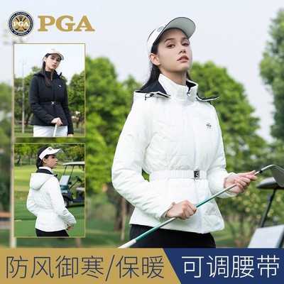 美国PGA高尔夫女装上衣运动棉服