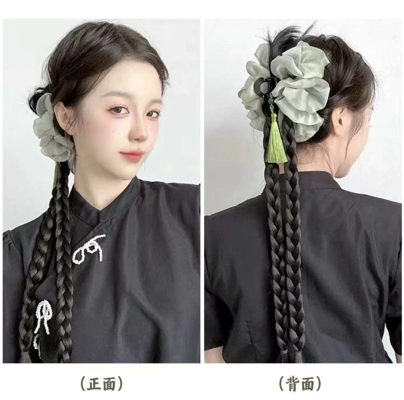 【辫子抓夹】网红复古百搭原创设计风显气质显发量轻者小众感,饰品/流行首饰/时尚饰品新,耳夹,淘宝优惠券,粉丝福利购,淘宝优惠卷