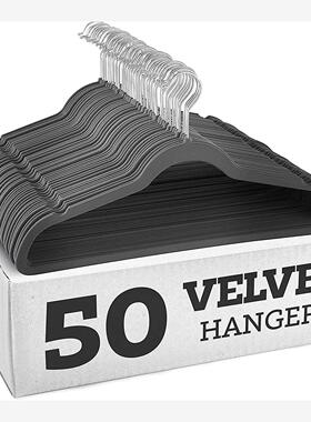 Non slip velvet clothes hanger dress Coat Hanger holder rack