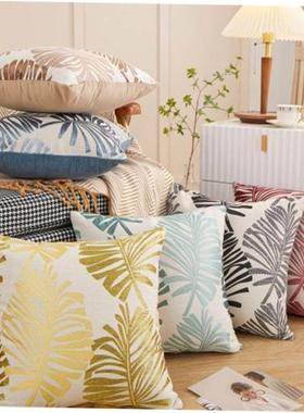 mandala pattern blue polyester throw pillow cushion cover