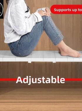 Adjustable Closet Organizer Storage Shelf Wall Mounted DIY