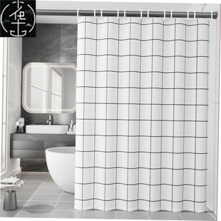 Waterproof bathroom shower curtain shading curtain all warm
