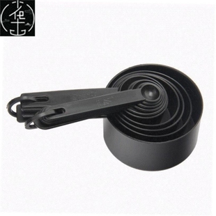 measuring spoons for black baking tools plastic set cups
