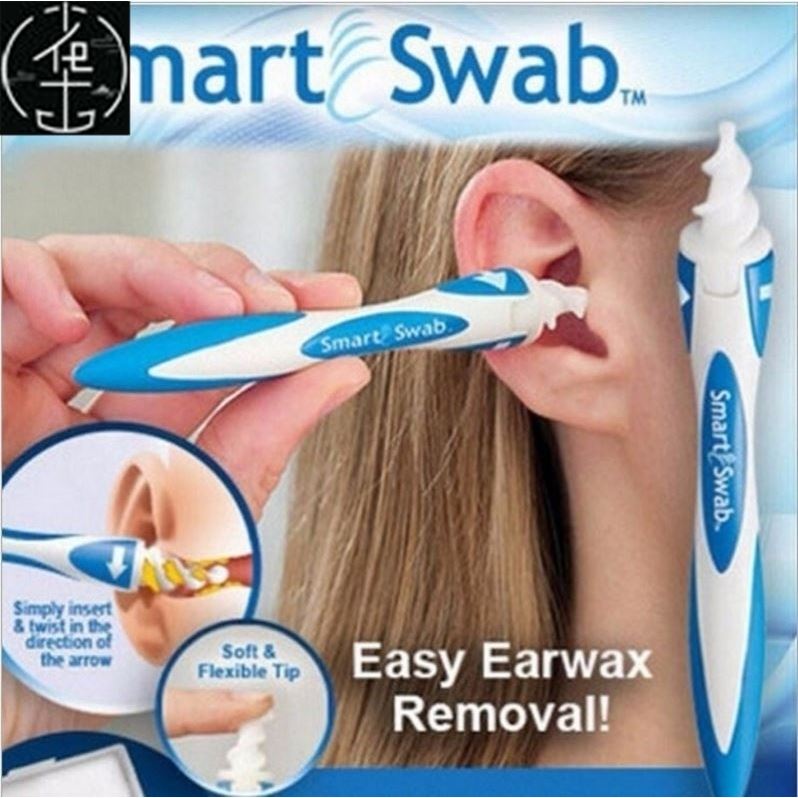 Smart Swab  Earwax Removal Soft Spiral Ear Cleaner Ear-pick