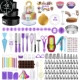 Turntable Piping Decorating mould Cake Nozzle Set Baking Bag