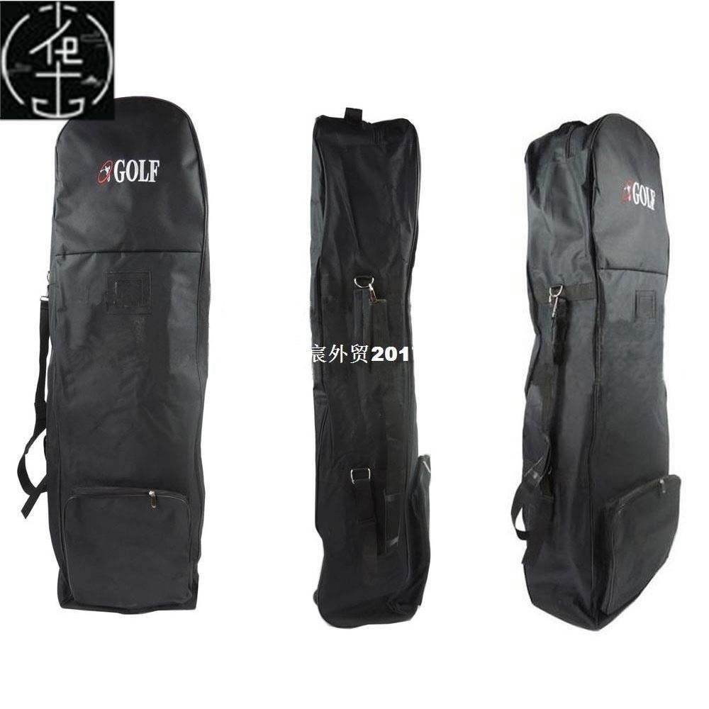 promotion black waterproof nylon golf travel cover bag shock