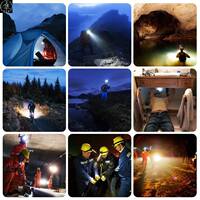 Hands-free LED Headlamp Motion Sensor head lamp headlight thumbnail 4