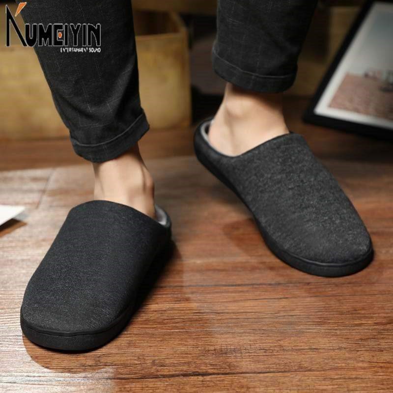 Plus Size House man Warm  slippers men Winter for home
