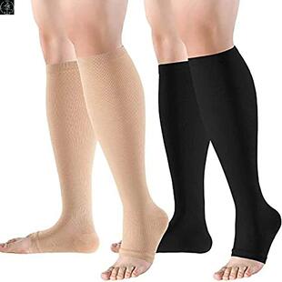Medical Compression Socks Open Toe S/M/L/XL/XXL Sports Compr