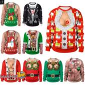 Santa Ugly Novelty Stylish Unisex Christmas Sweater