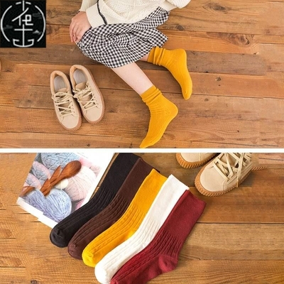 2 pairs  socks  girl sock long students winter