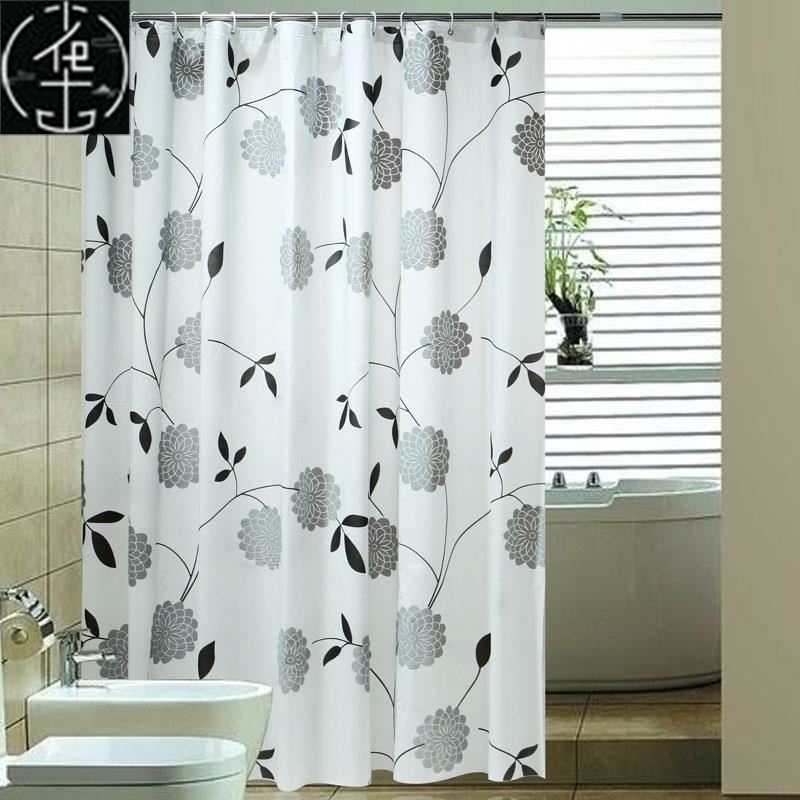 bathroom shower curtain padded waterproof mildew shower