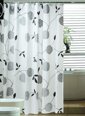 bathroom shower curtain padded waterproof mildew shower