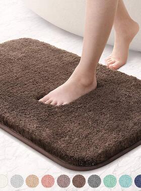 Thickened bathroom floor mat toilet absorbent non-slip mat