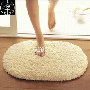 oval water absorption carpet bathroom floor mat foot pad地毯