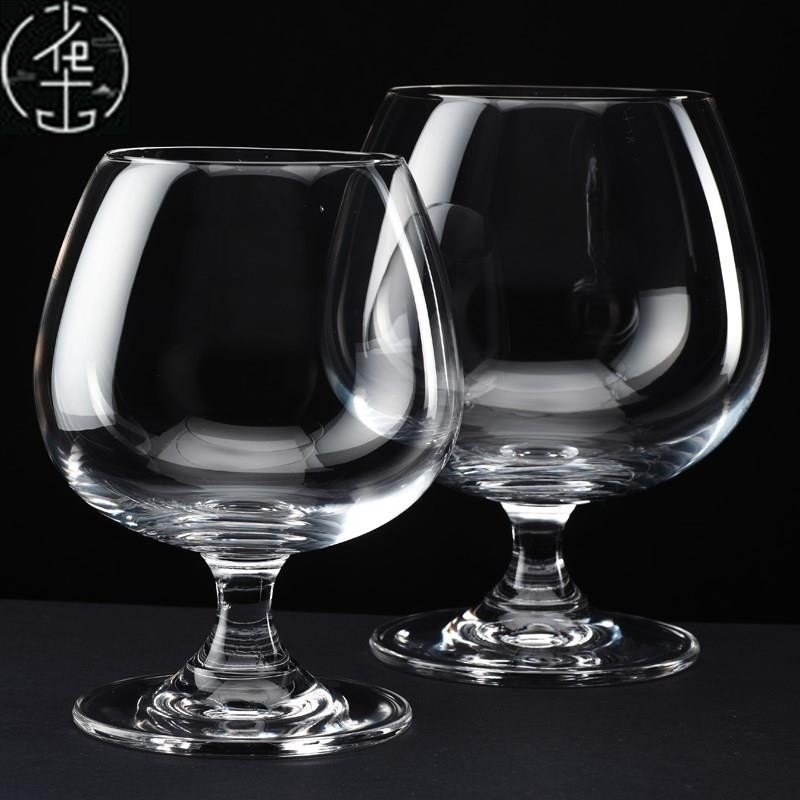 shidao crystal high brandy cup short feet fine cognac glass