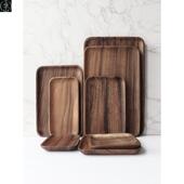 square wooden tray 25cm set bread