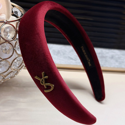 质感显白YS红色丝绒发箍
