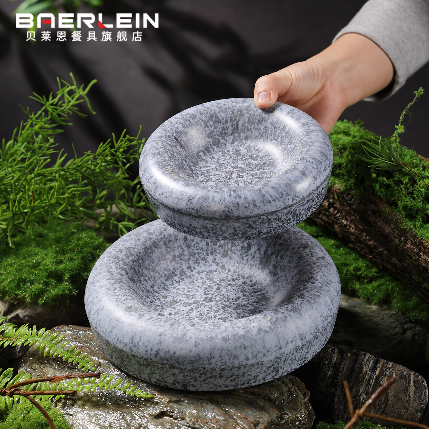 山野风火锅意境虾滑球圆钵盘商用配菜盘丸子猪脑摆盘网红密胺餐具,餐饮具,盘,淘宝优惠券,粉丝福利购,淘宝优惠卷