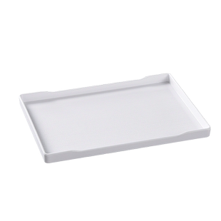 高档酒店托盘长方形宾馆客房水杯密胺茶盘洗漱用品塑料收纳盘商用