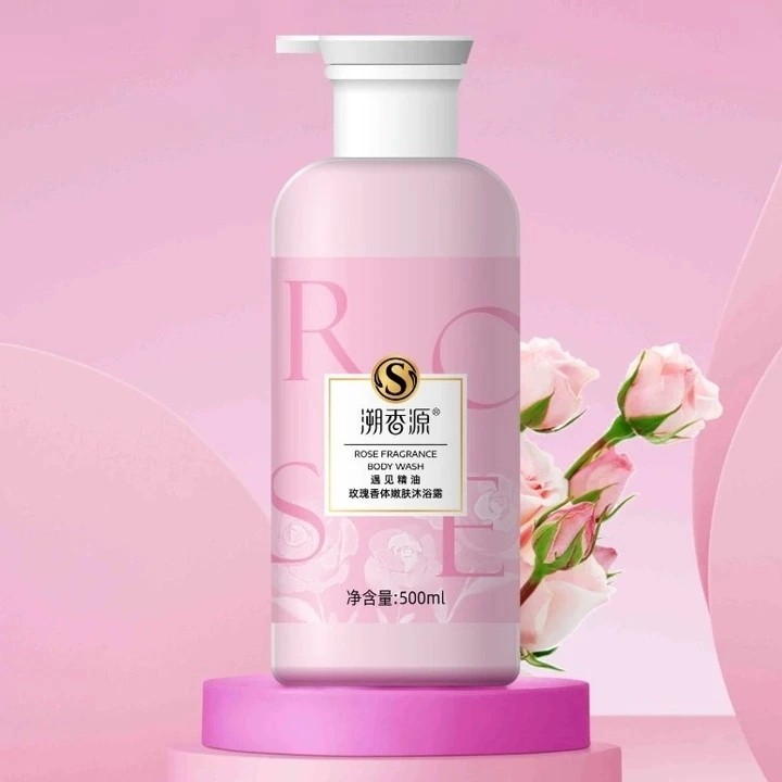 溯香源玫瑰香体嫩肤沐浴露500mL