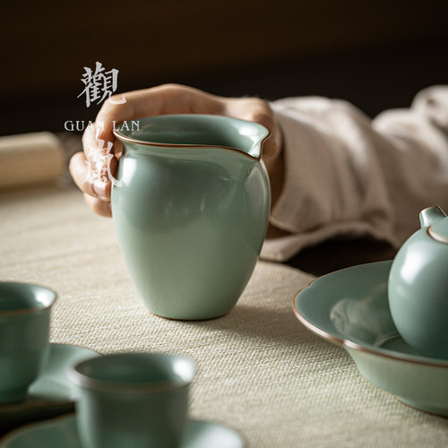 观岚公道杯汝窑茶海公杯