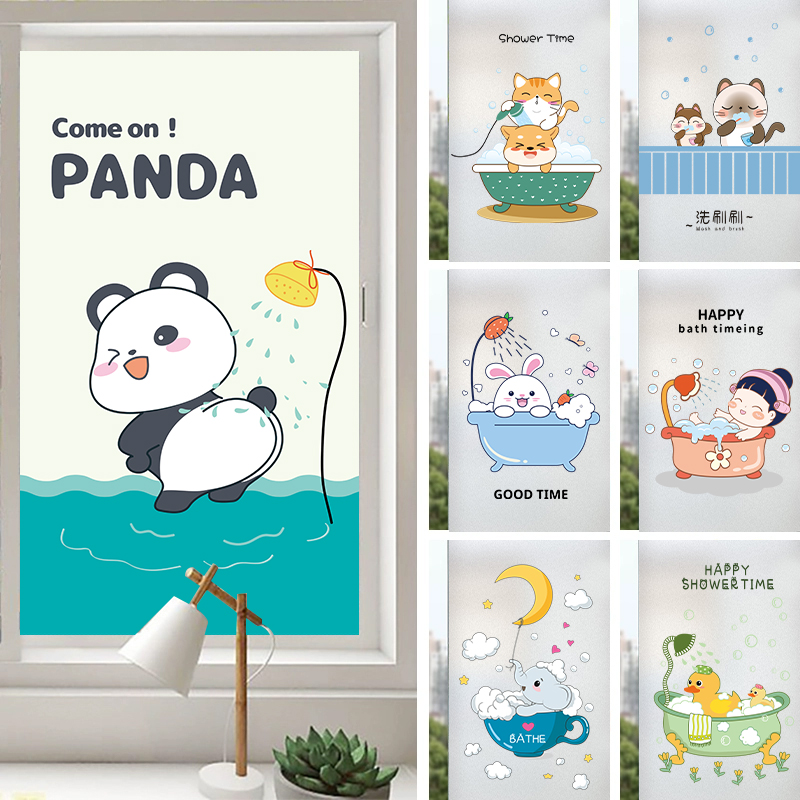 玻璃窗防窥膜磨砂贴纸防走光卫生间浴室厕所门透光不透明窗户贴膜