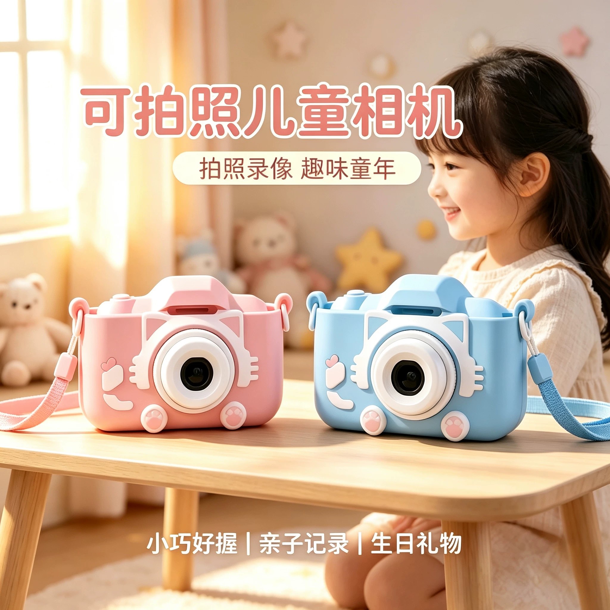 儿童可拍照迷你相机玩具