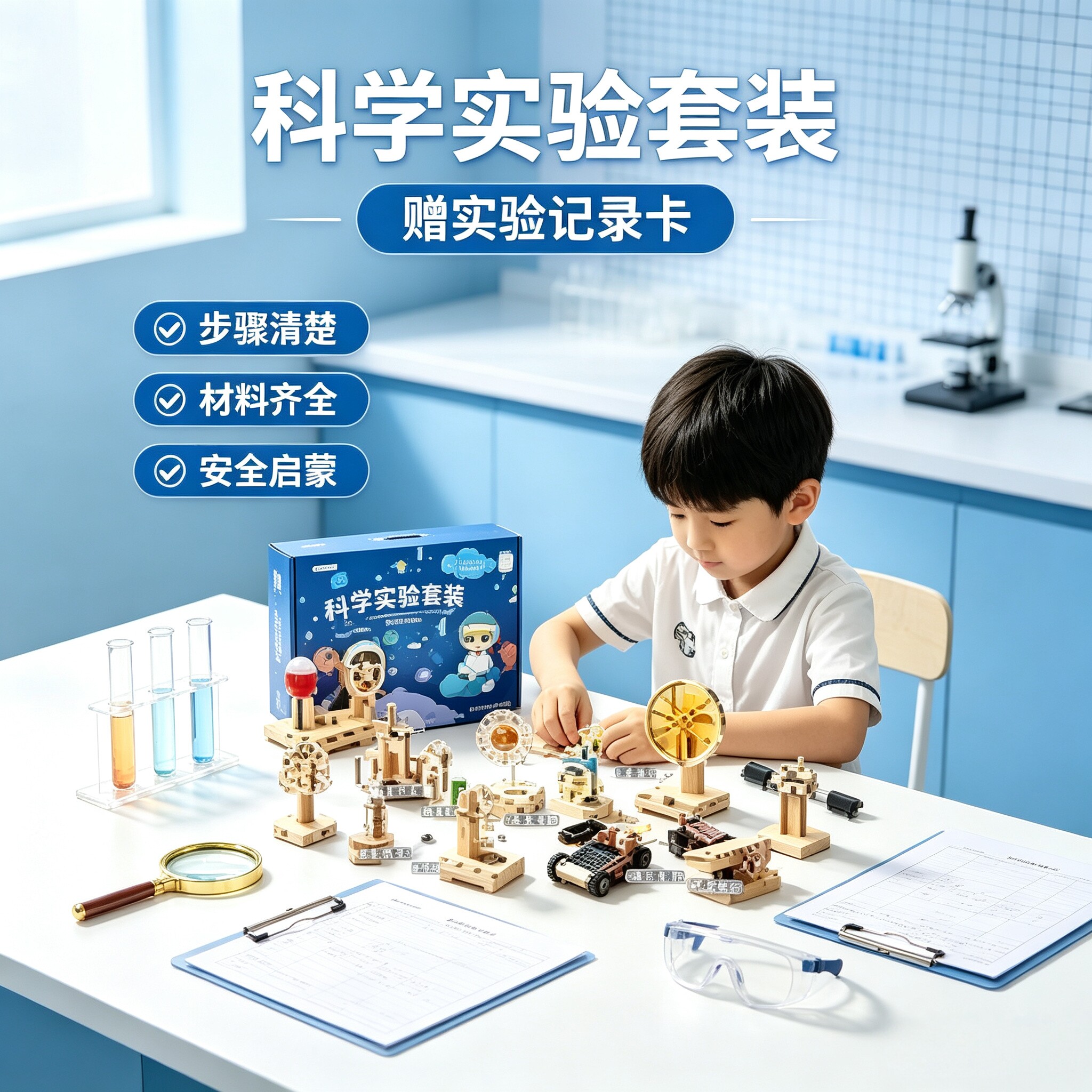 儿童科学实验DIY益智玩具套装