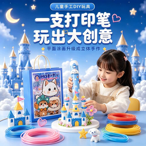 2026新款儿童3D打印笔益智DIY