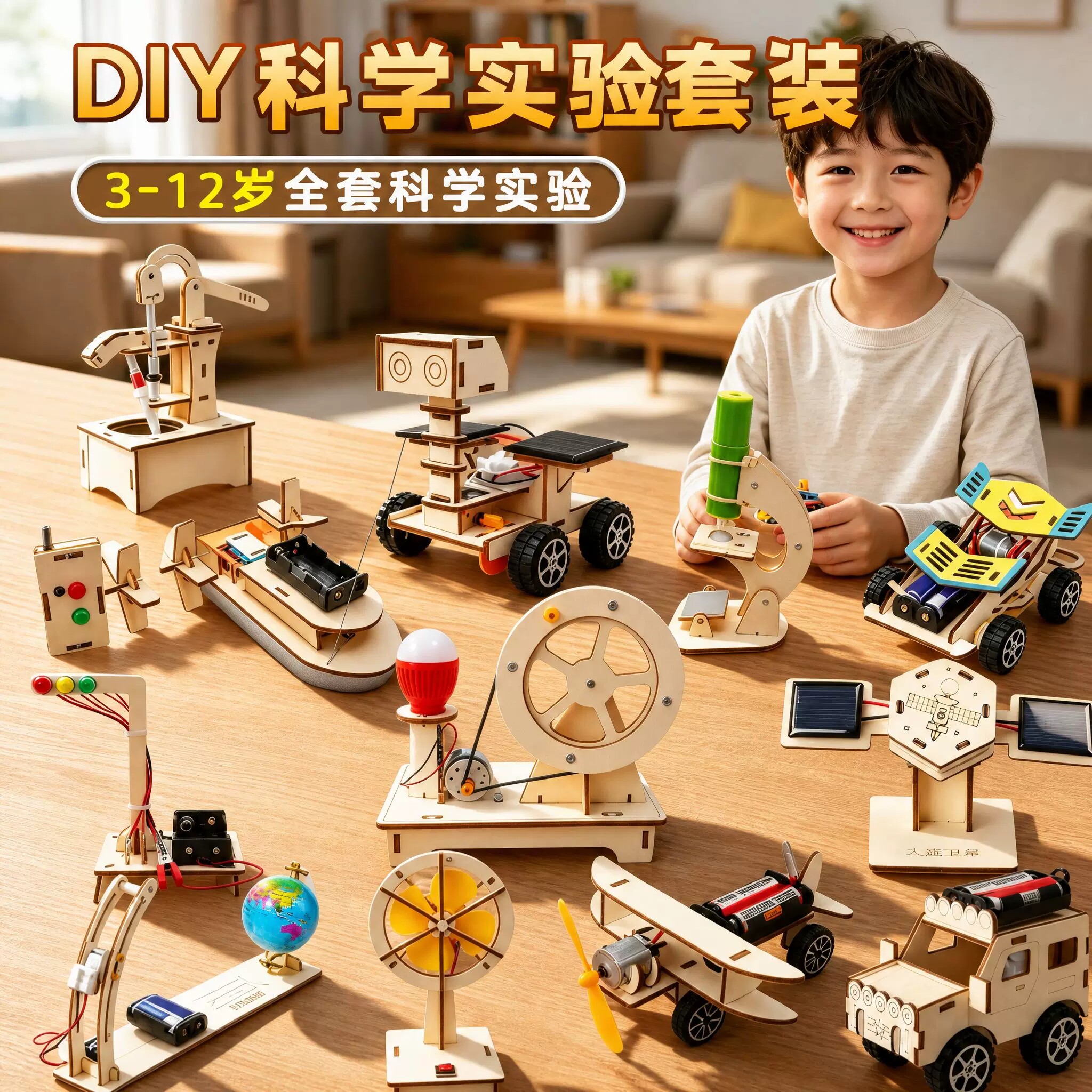 儿童科学实验DIY益智玩具套装