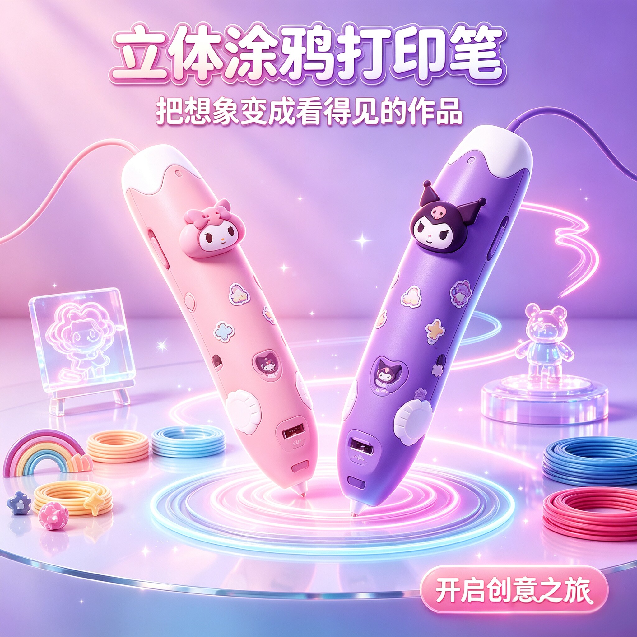 2026新款儿童3D打印笔益智DIY