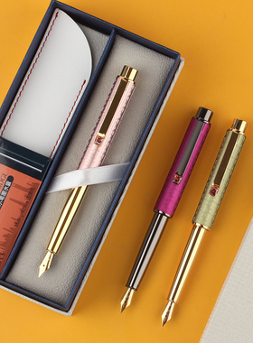 HERO/英雄钢笔HS209时尚个性女士送礼铱金钢笔商务办公日常书写笔