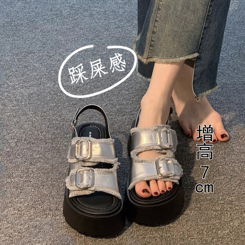 凉鞋女2025新款夏季流行复古