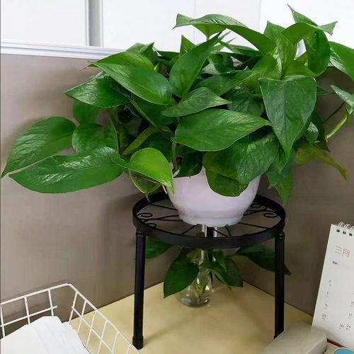 复古可拆卸三足铁艺落地花凳家用客厅阳台室内盆景绿植承托托架