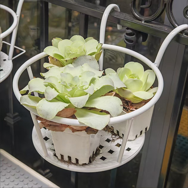 清仓挂壁花盆架防护栏绿植室外庭院花卉挂钩花架子阳台悬挂式花架,收纳整理,阳台置物架,淘宝优惠券,粉丝福利购,淘宝优惠卷